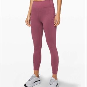Purple/pink Lululemon align leggings